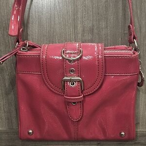 Nine West‎ Pink Patent Vegan Crossbody